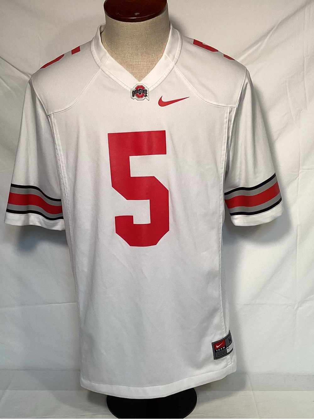 Ohio State Buckeyes Nike White and Red Football Jersey Men’s Size Medium